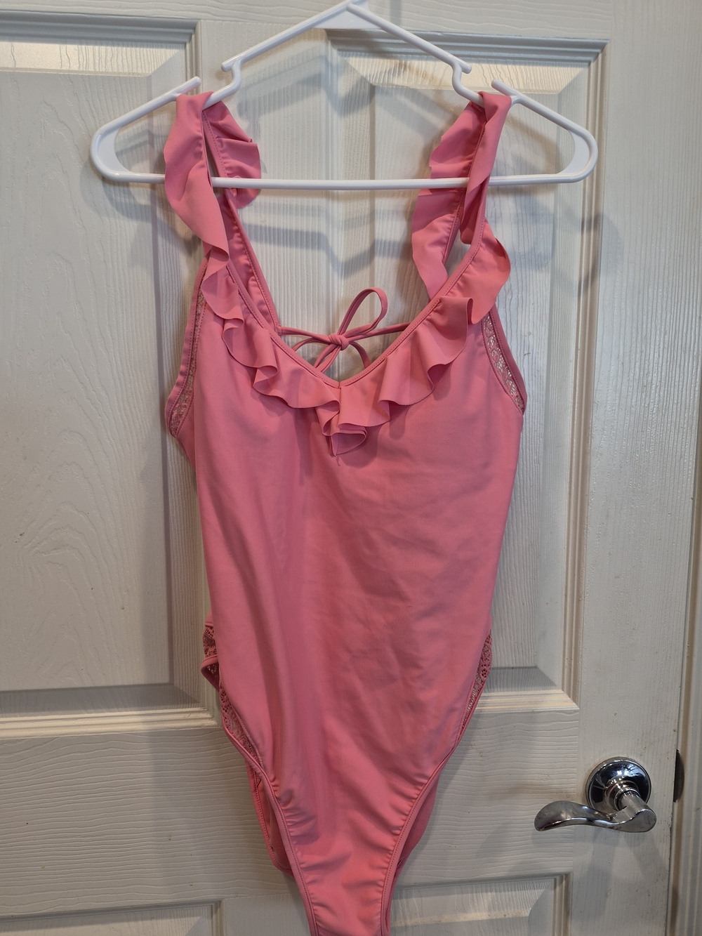 5/25 No Boundaries Pink Ruffle One-Piece Swimwear
